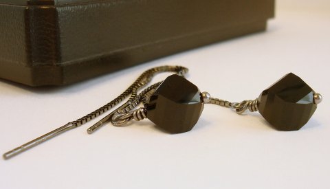 Slv retrd m. Swarovski Krystaller