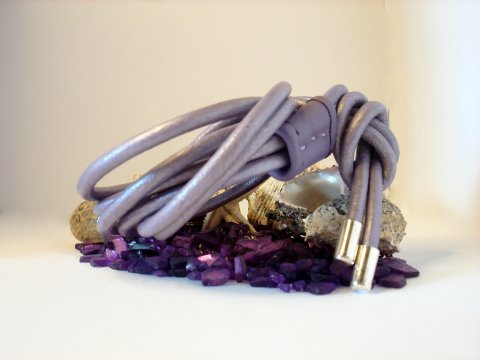 Lderarmbnd m. Ls Knude