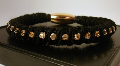 Wrap Armbnd m. Krystaller