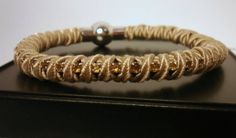 Wrap Armbnd m. Krystaller