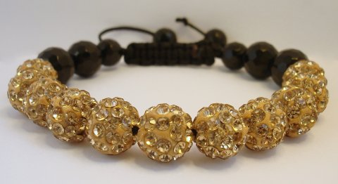 Krystal Armbnd -Gold-