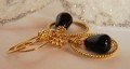 Guldreringe m. Sort Onyx