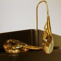 Guldreringe m. Swarovski Krystal Drber