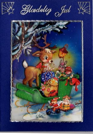 Rudolf med kane
