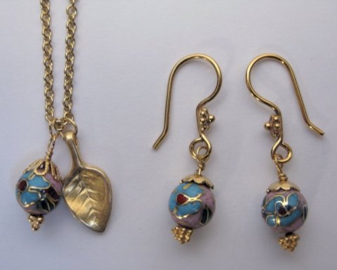 Lilla cloisonne