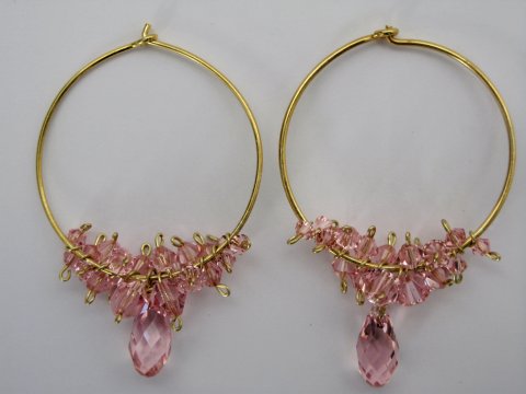 Rosa swarovski krystal