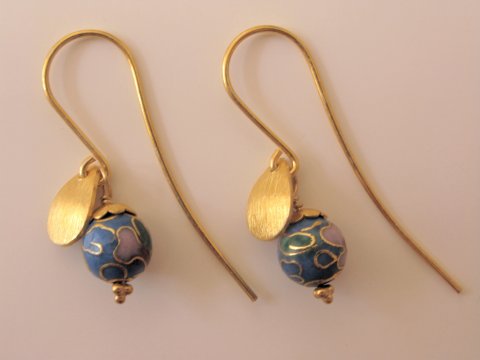 Blå cloisonne