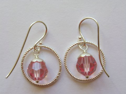Klar rosa krystal