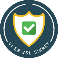 Vi er SSL Sikret