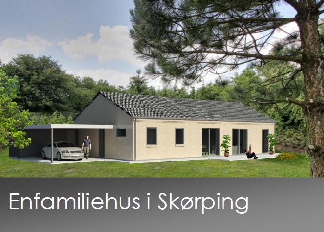 Enfamiliehus i Skørping