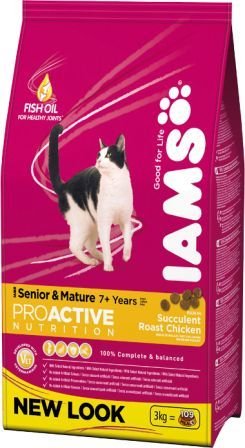 Iams senior/mature kylling 3 kg