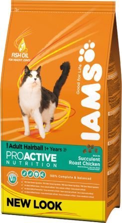 Iams hairball kylling 10 kg