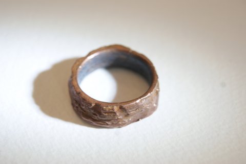 Copper driftwood ring 2