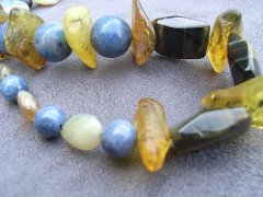 Blue amber