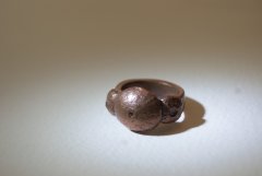 Copper sea urchin ring