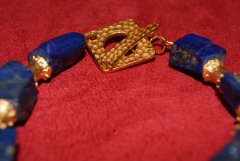 Raw lapis and gold