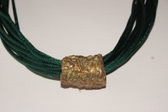 Emerald green bronze driftwood