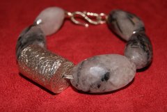 Mistiq black silver armbnd