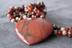 Blod red heart