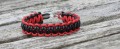 Armb�nd tykt vendbart, r�dt/sort