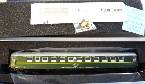 SZD Sovjetisk sovevogn Moskva-K�benhavn - epoke IV, H0-model fra Tillig