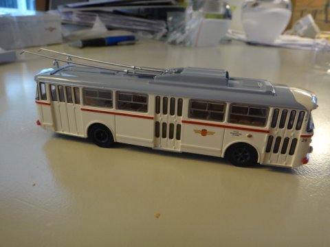 Skoda 9 Tr trolleyvogn - Brekina-model