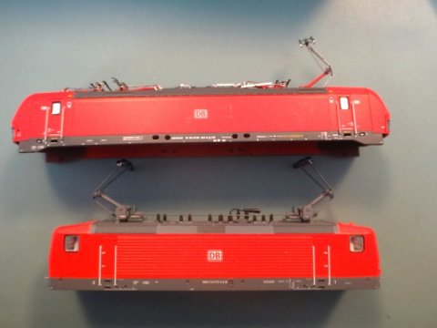 Spor N-overdele - skala 1:160