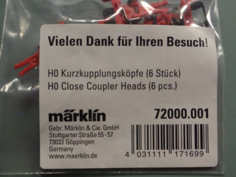 Pr�vepose med nye koblinger fra M�rklin