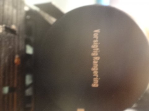 Sort DSB Gulf-tankvogn - let beskadiget