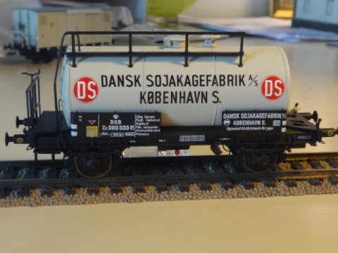 DSB ZE 503533 Dansk Sojakagefabrik-tankvogn - Dekas-model