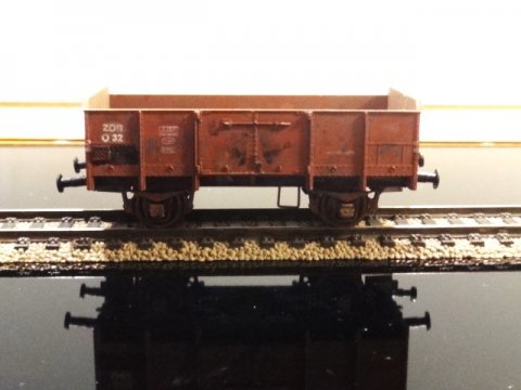 �ben godsvogn, italiensk forbillede, patineret