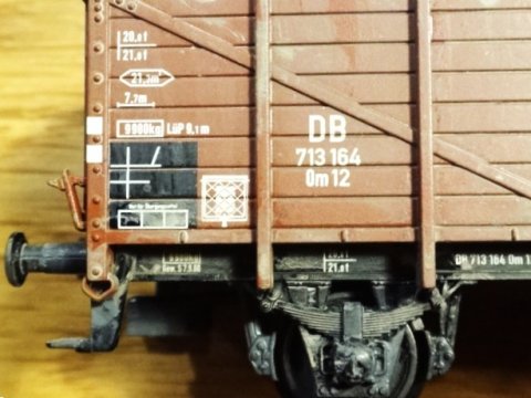 DB Om 12 - almindelig, h�jsidet �ben vogn