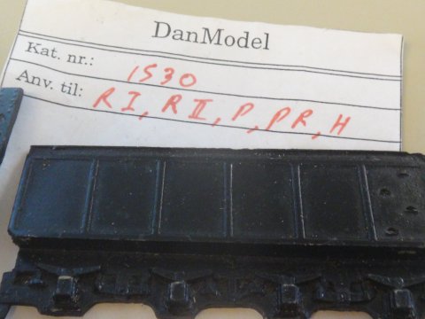 Tendersider til litra H, P, PR og R - Dan-Model-st�bninger 1:87