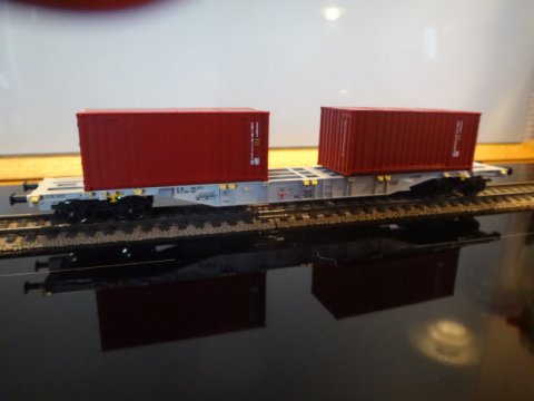 Sgns-containervogn medd to TYriton-contasinere - Roco model