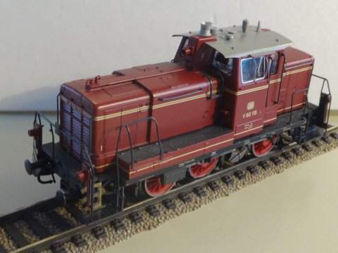 DB V 60 115 Roco rangerlokomotiv