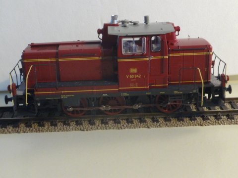 DB V 60 942 rangerlokomotiv - Piko-model
