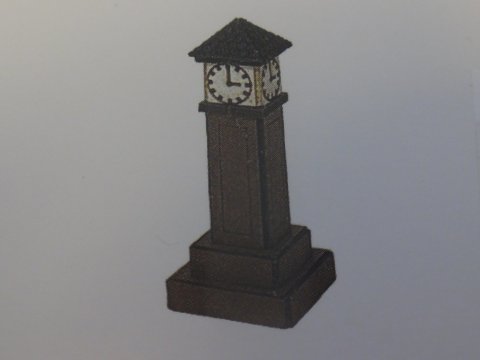 Ur p� mast - Lasersk�ret bygges�t Skala 1:87