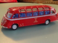 DSB Europabus 1950'erne - Setra-bus - 1:87
