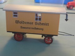 Skurvogn med tysk tekst