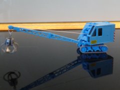 Kran med larvef�dder Krupp-Ardelt - Udstyret med gribeklo med fem 'arme' - Wiking-model