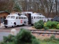 De Hvide Busser - Rutebil med gasgenerator - Eksklusivmodel 1:87