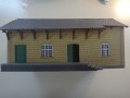hobby trade pakhus - skala 1:87 - gult murstenspakhus - klassisk DSB-bygning