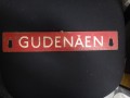 Guden�en - m�rker�dt lyntogsskilt fra DSB