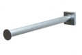 Fronthng lige i satin-krom. 30 cm