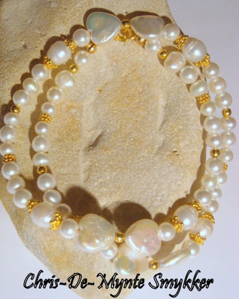 Pure White Pearls.
