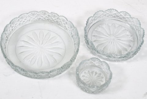 Glasteller, klar, 3x13 cm
