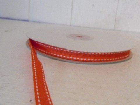 Band m. Heften, orange, 10mm