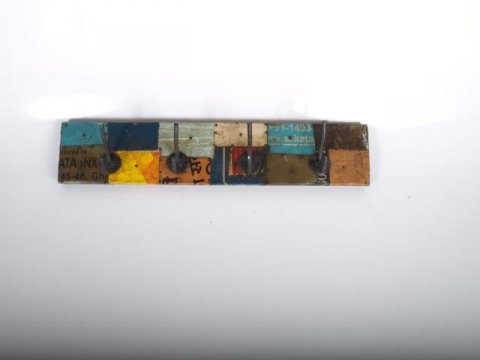 Antik Eisen Kleiderablage mit 4 haken