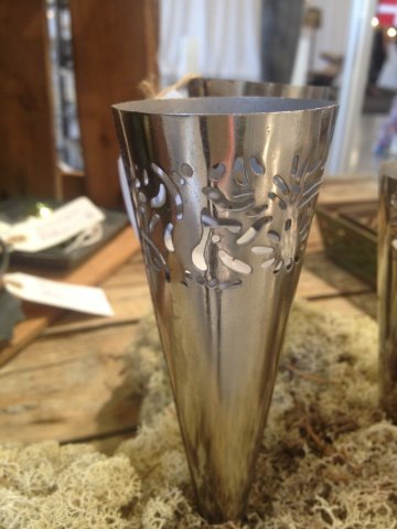 Kr�mmerhus til fyrfadslys, 17 cm