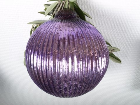 Kugel Ornament Grosse, Lila 17 cm